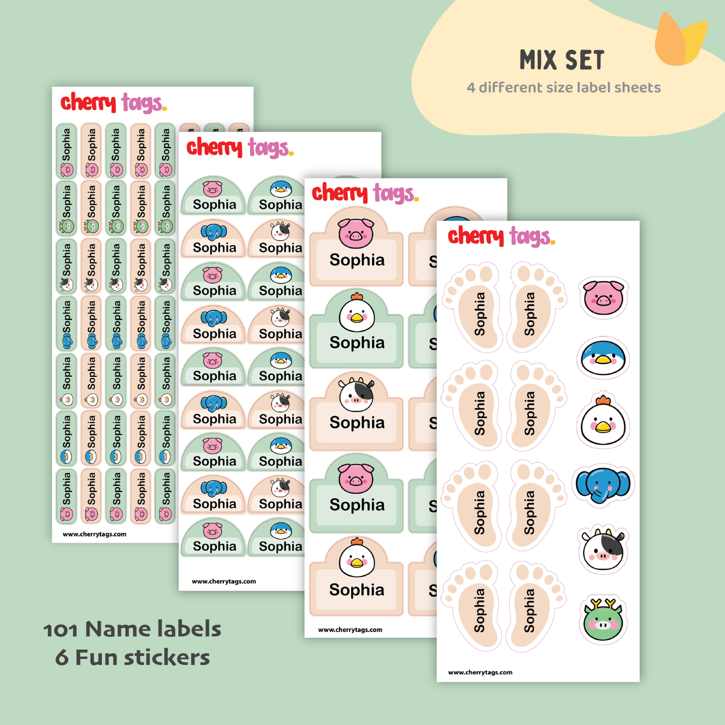 Kids Name Labels