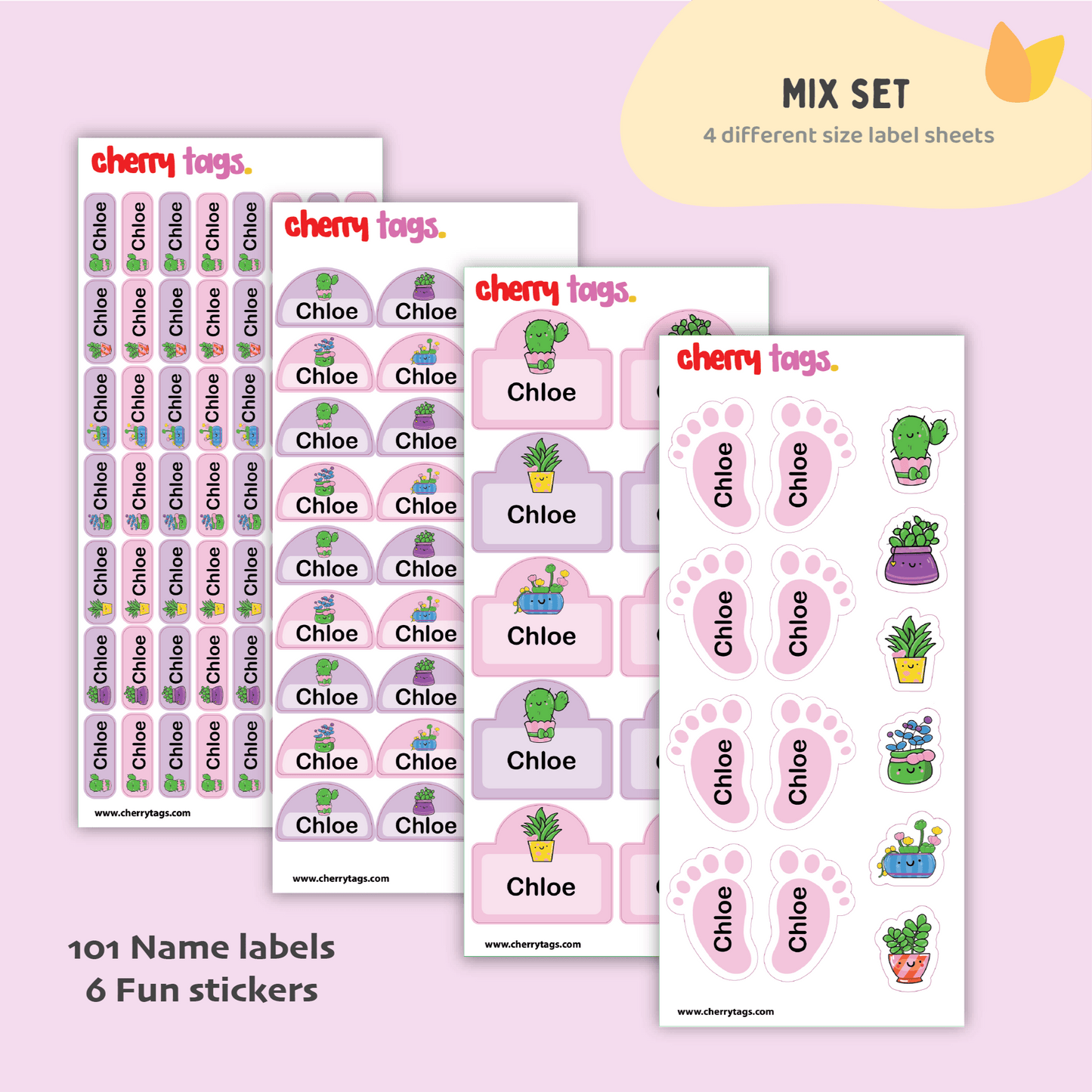 Kids Name Labels