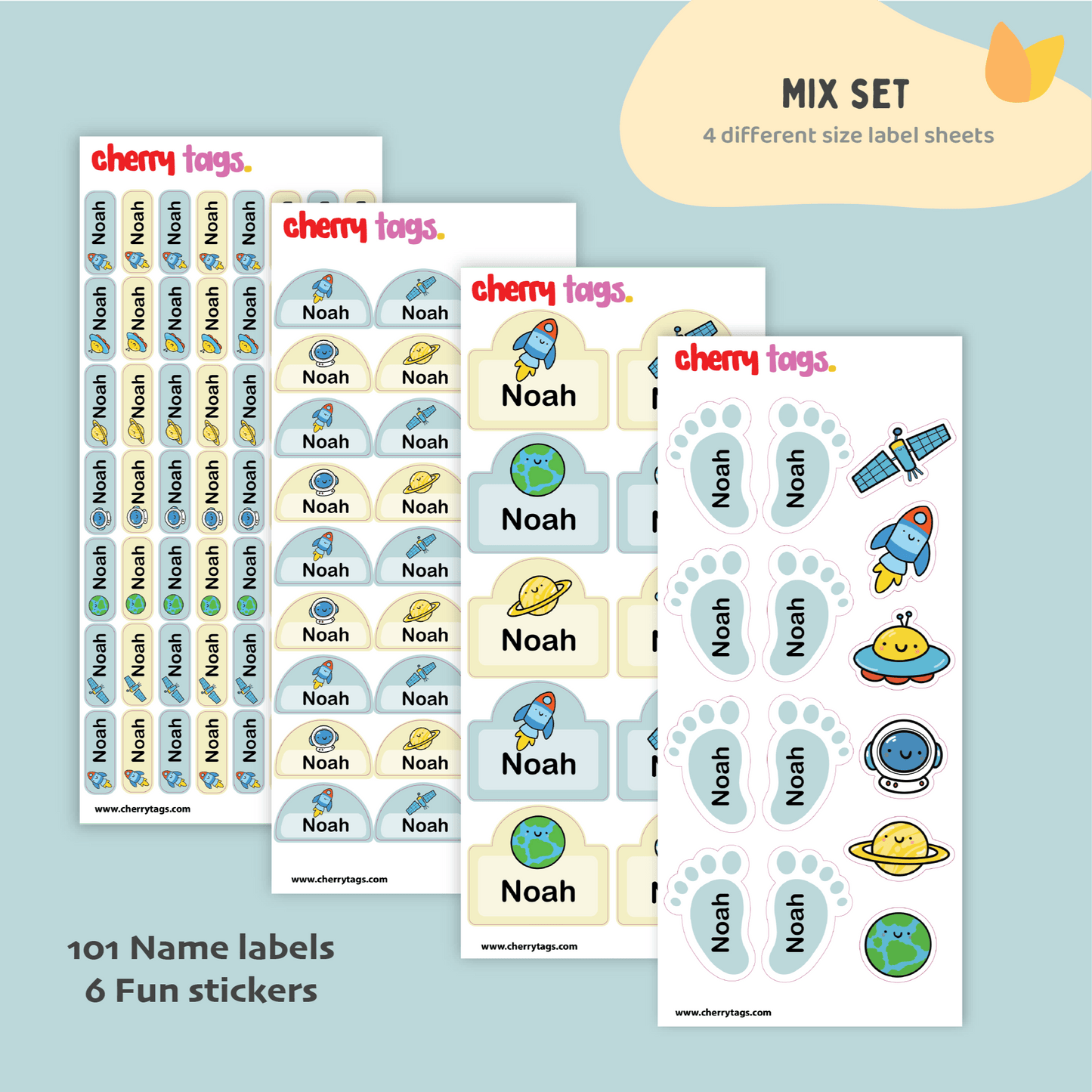Kids Name Labels