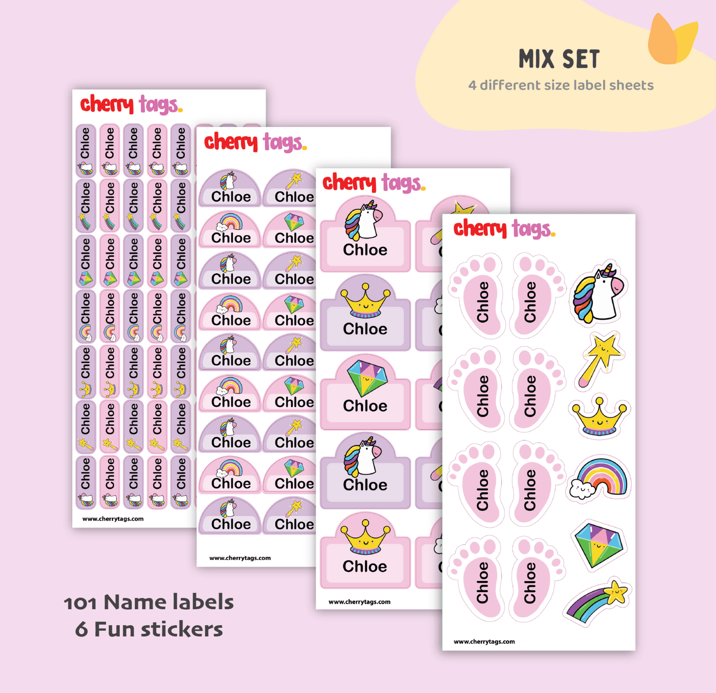 Kids Name Labels