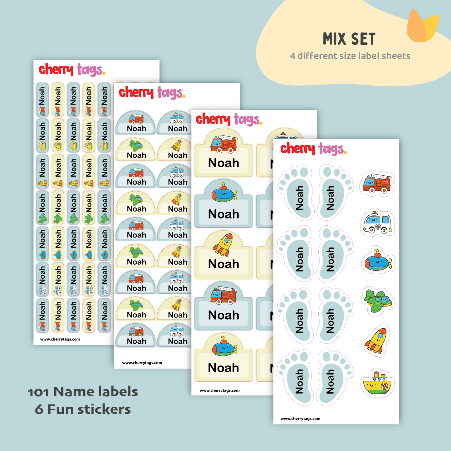Kids Name Labels
