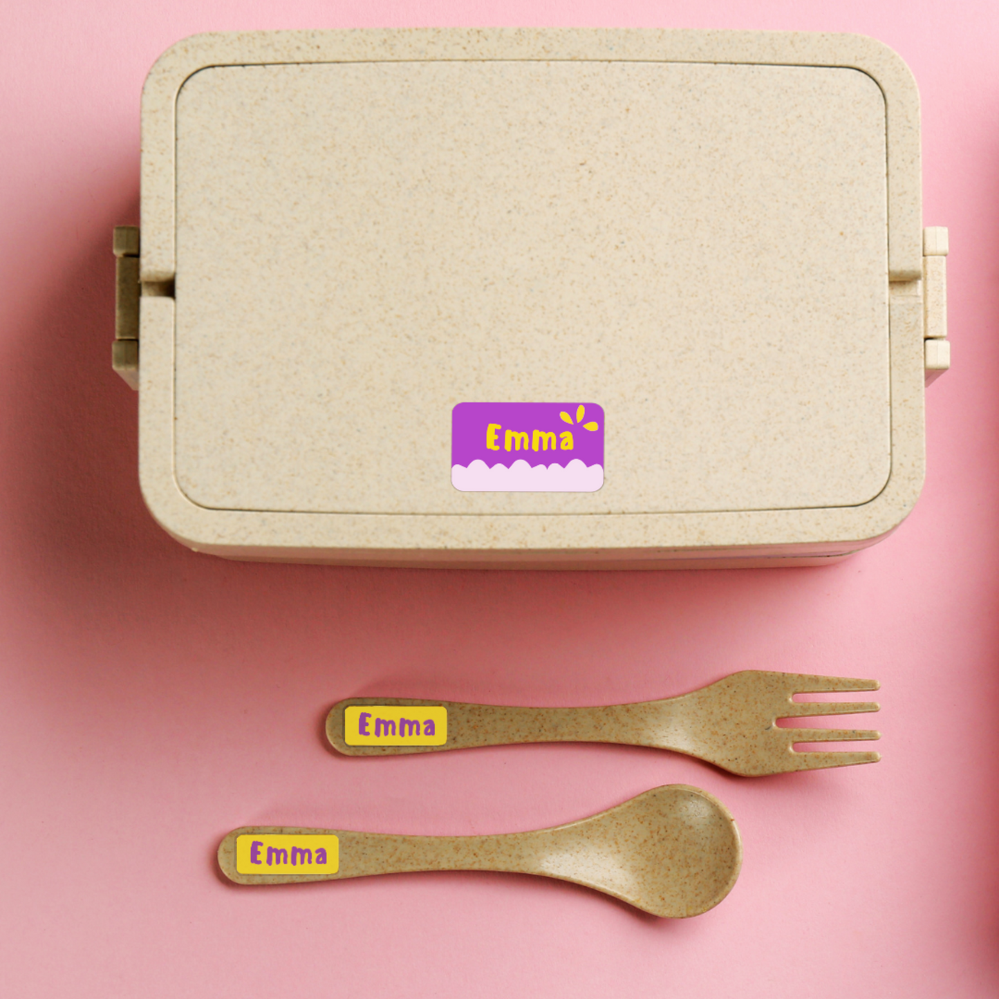 Set of Medium Rectangle Name Labels