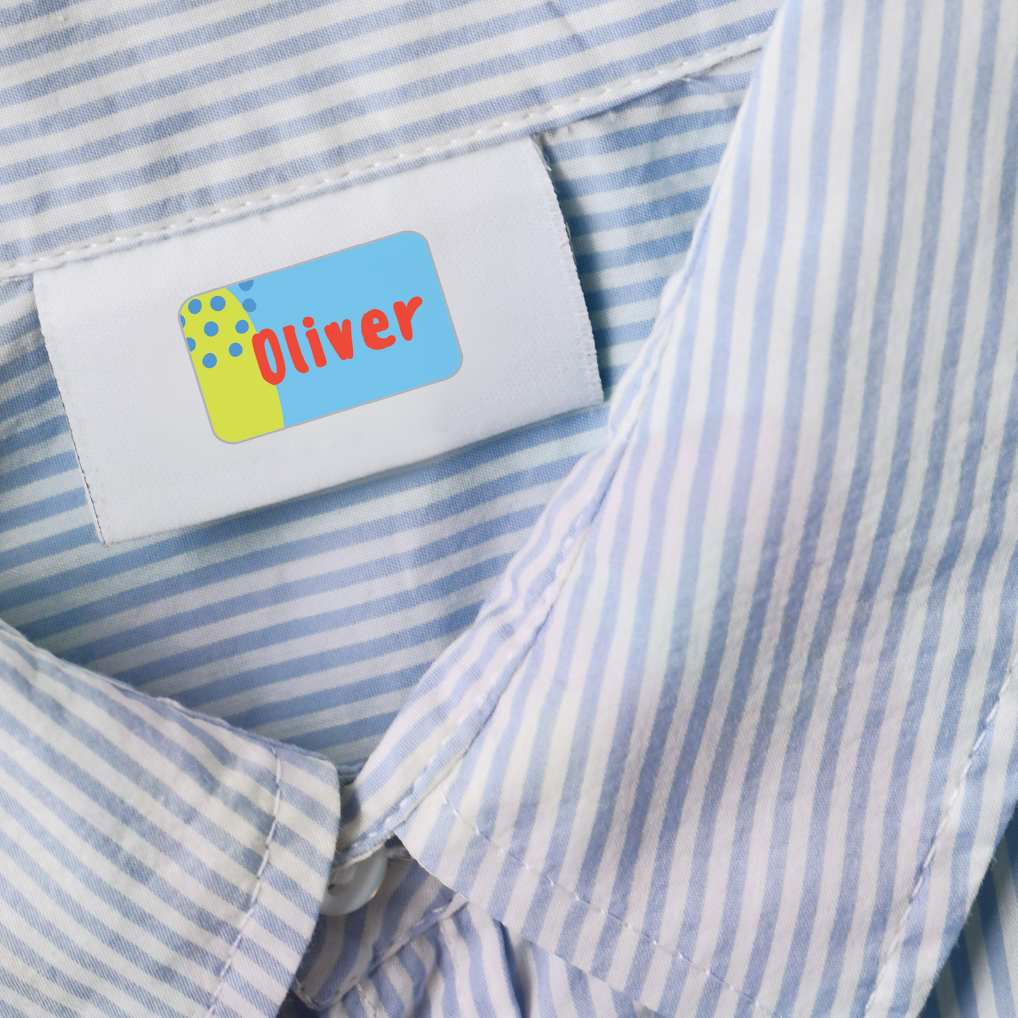 Set of Medium Rectangle Name Labels