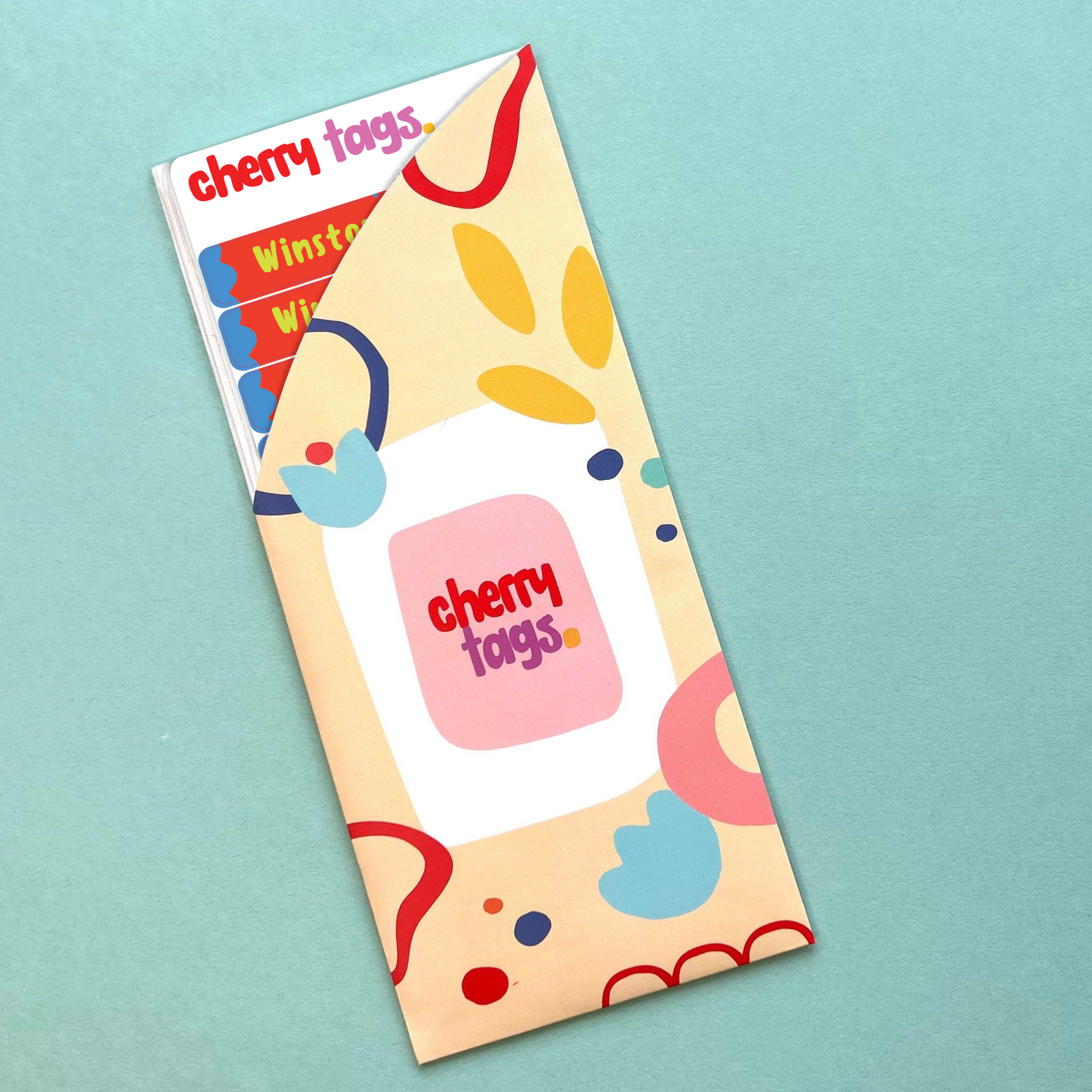 Set of Big Rectangle Name Labels