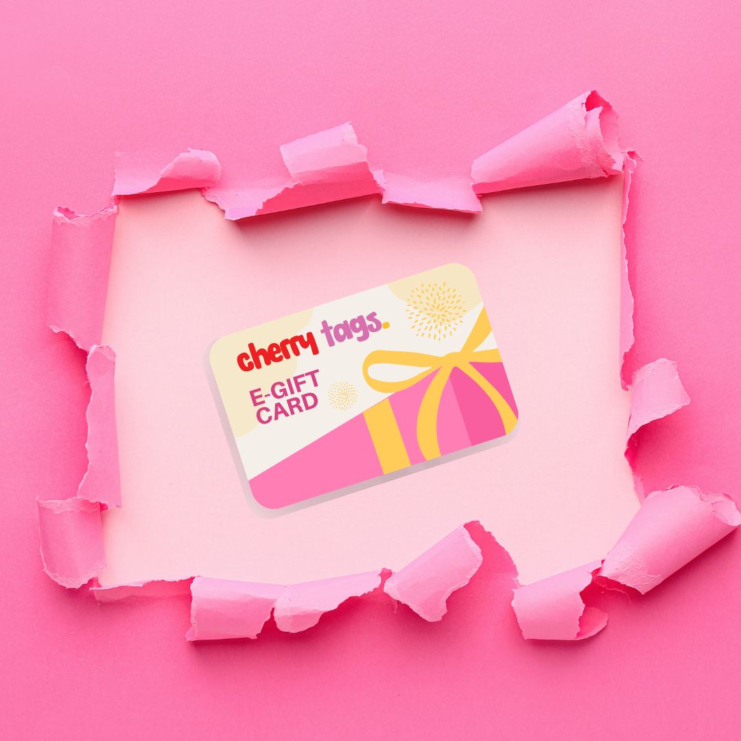 Digital gift card for personalized kids name labels