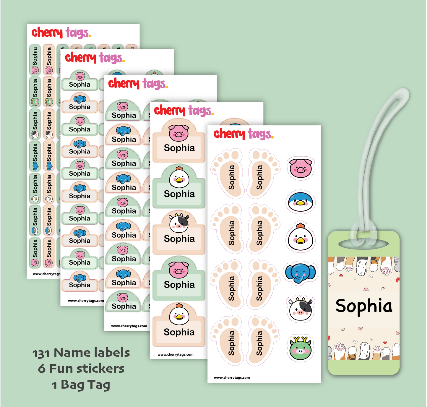 Kids Name Labels