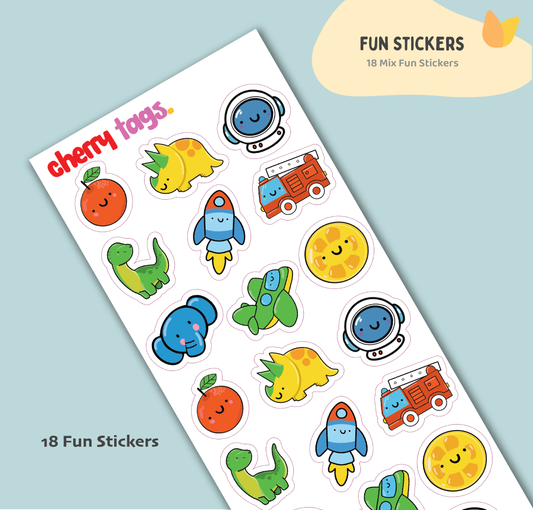 Little Boys Fun Stickers