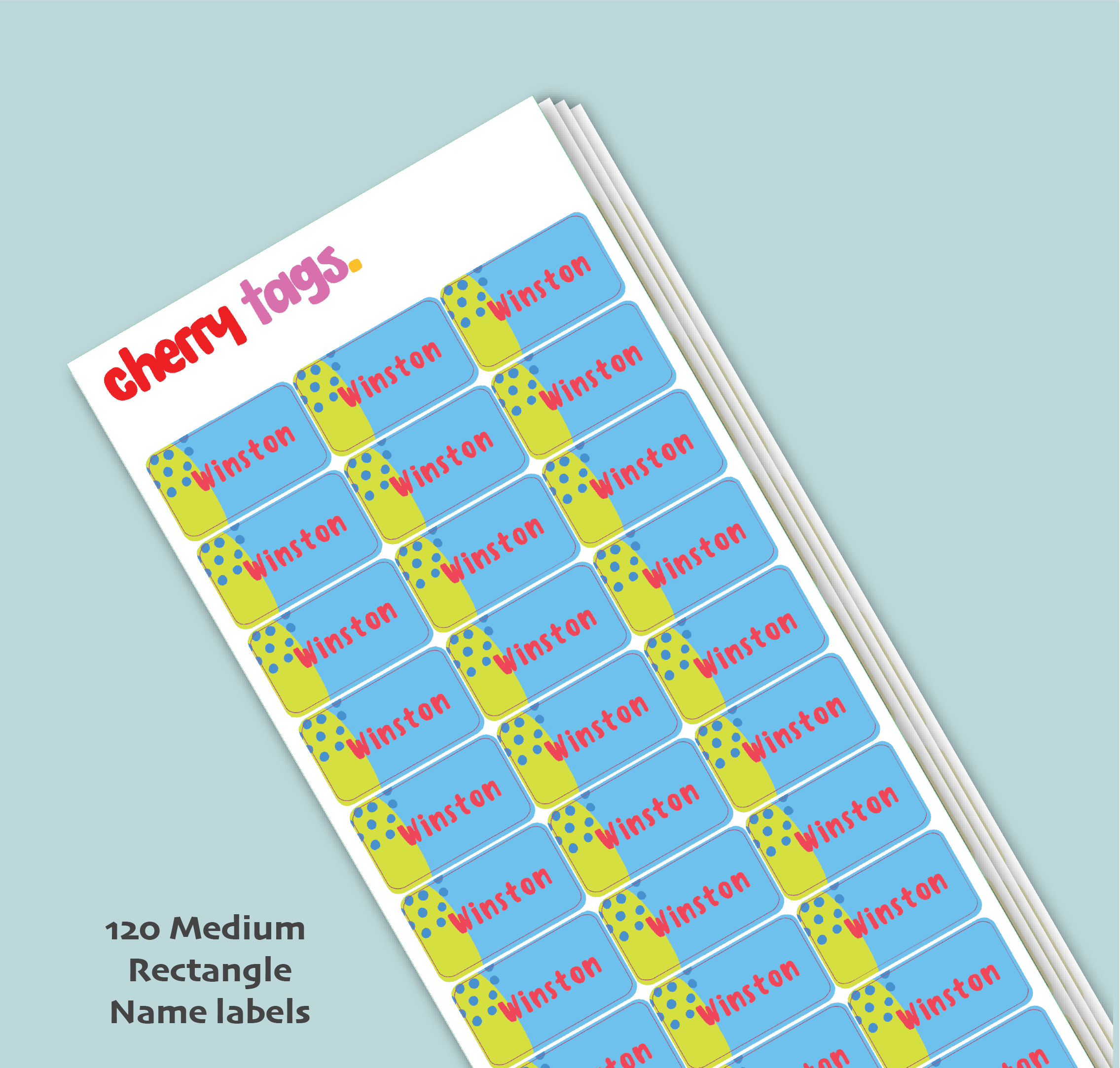 Camp Labels for Kids – Waterproof and Laundry Safe Name Labels | Cherry ...