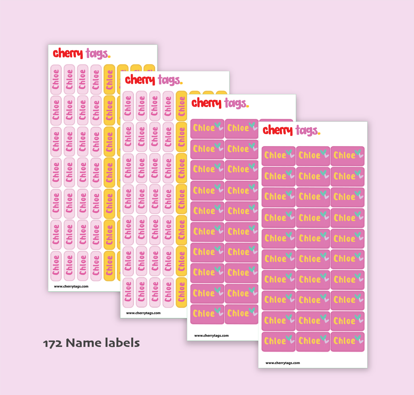 kids clothing label pack