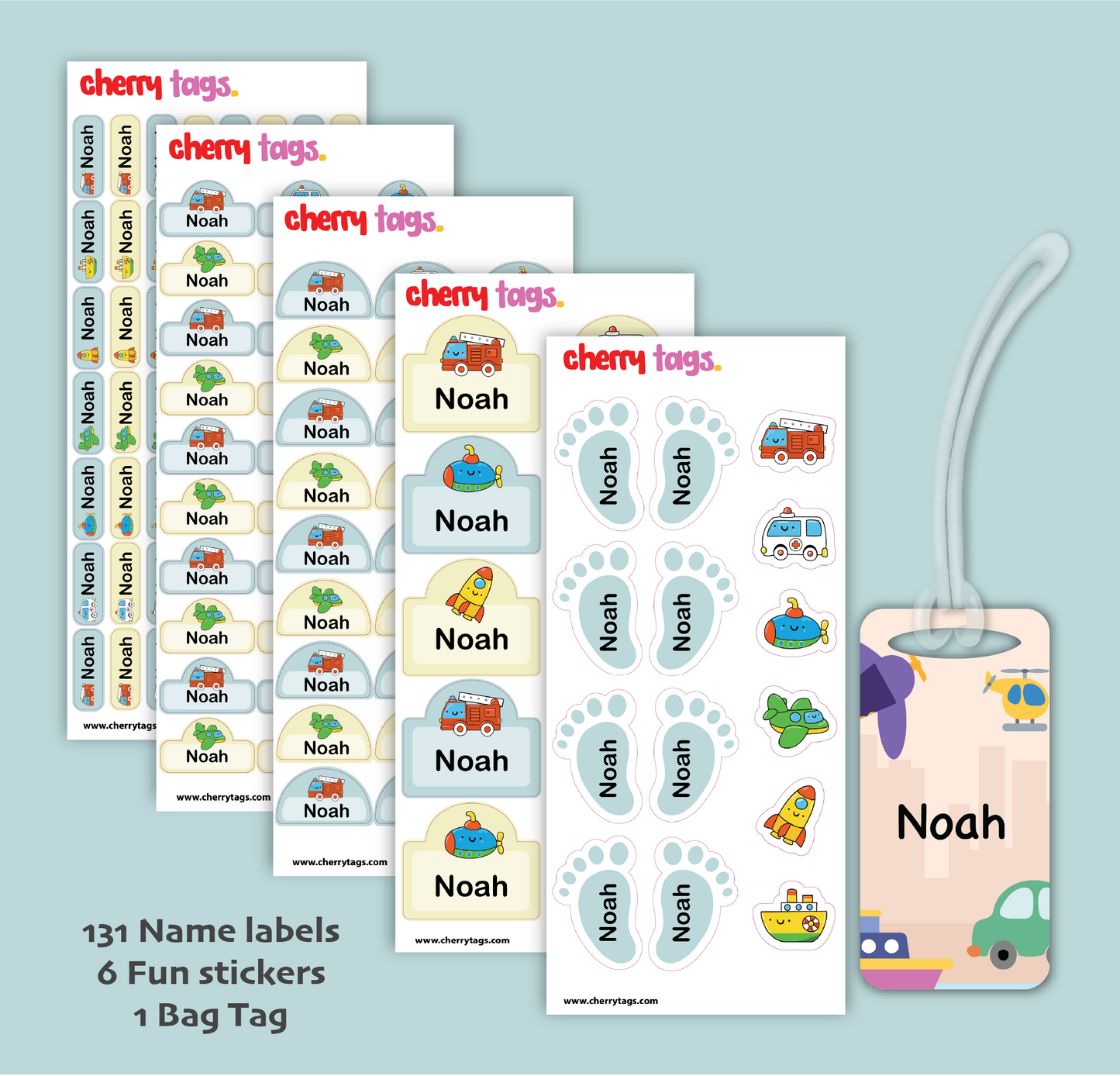 Kids Name Labels